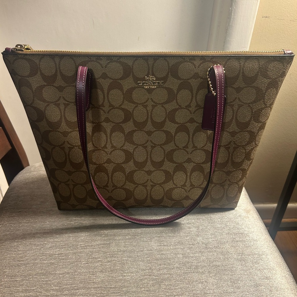 Coach Canvas Tote Bag